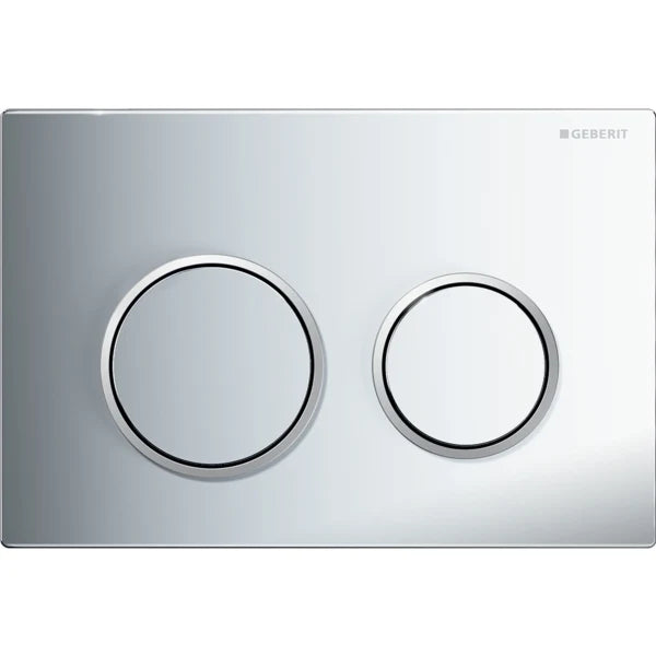 Geberit Omega20 Flush Plate For Dual Flush Gloss Chrome 115.085.KH.1